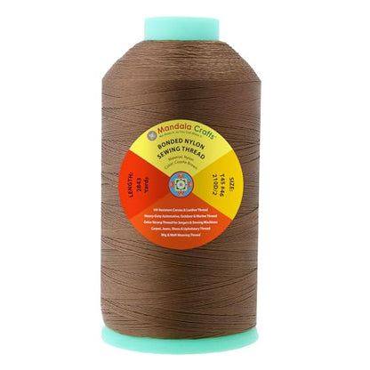 Size 46 210D T45 Coyote Brown Bonded Nylon Thread