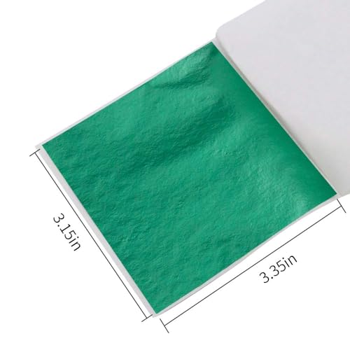 Gold Leaf Sheets 600 Pieces Multipurpose 6 Colors Gilding Paper