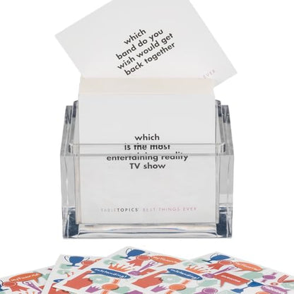 Best Things Ever Question Card Game