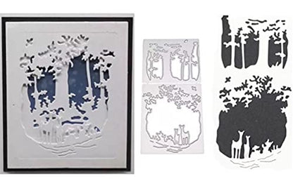 Metal Cutting Dies DIY Merry Christams Embossing Stencil Template Scrapbooking Card Making Mold Photo Album Arts Crafts Tools