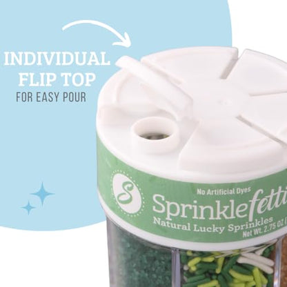 Dye Free St. Patricks Day Sprinkles (2.75 Ounce)