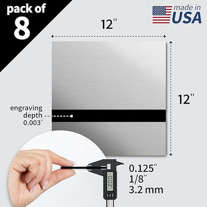 Metallic Looking Acrylic Sheet (8 Count)