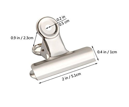 Silver Metal Hinge Clips (20 Count)