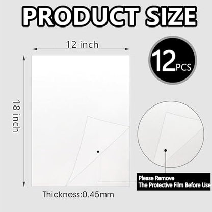 12pcs Sublimation Metal Photo Blanks 12x18 Inch (12 Count)