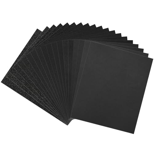 18 Sheet 9 x 11 Inch Sandpaper Assortment (18 Count)