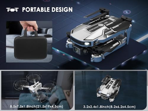 Mini Drone with Camera for Kids (2 Count (Battery))