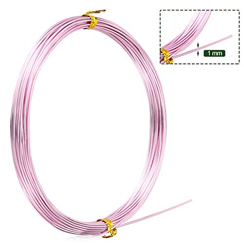 Aluminum Craft Wire for Sculpting Armature Bendable Craft Wire for DIY Jewelry Making (32.8 Foot)