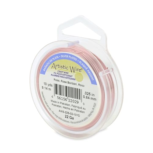 22 Gauge Silver Plated Tarnish Resistant Colored Copper Craft Wire