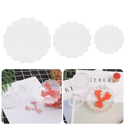 3 Pieces Acrylic Stamp Blocks Set (3 Count)