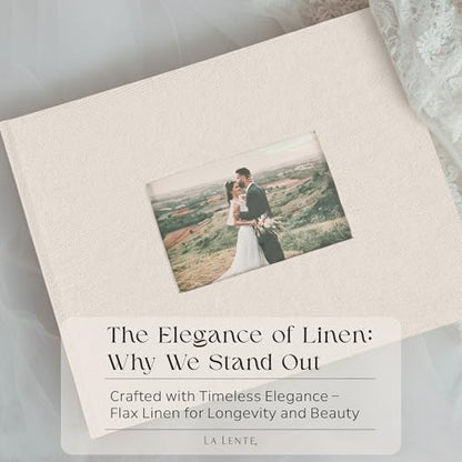 Premium Scrapbook Album with Window and Writing Space
