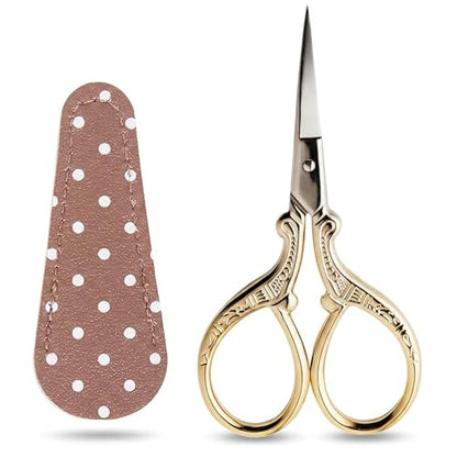3.6Inch Vintage Crochet Scissors Small Embroidery Sewing Handcraft