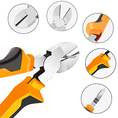6" Wire Cutters Heavy Duty Diagonal Pliers for Cutting Wires Craft