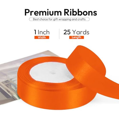 1 Inch Orange Ribbon