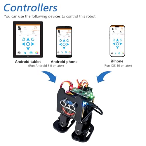 Bipedal Robot Kit for Raspberry Pi Pico