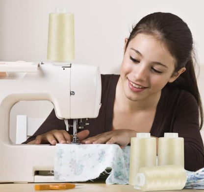 3000 Yards Light Beige Sewing Thread (36000 Foot)