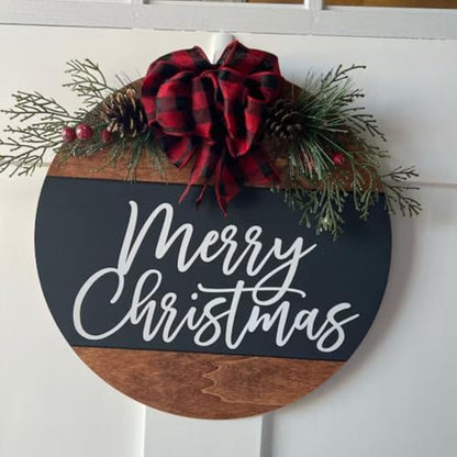 Merry Christmas Stencil Large Christmas Stencils for Crafts Reusable (6 Count)