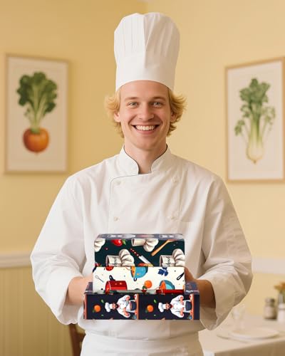 12 Sheets Chef Cooking Wrapping Paper (12 Count)