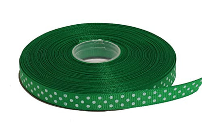 Polka Dot Grosgrain Ribbon 25 Yard Each Roll 100% Polyester