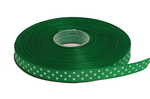 Polka Dot Grosgrain Ribbon 25 Yard Each Roll 100% Polyester