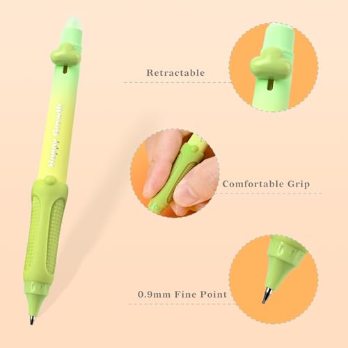 Cute Mechanical Pencil Set with Case (12 Count)