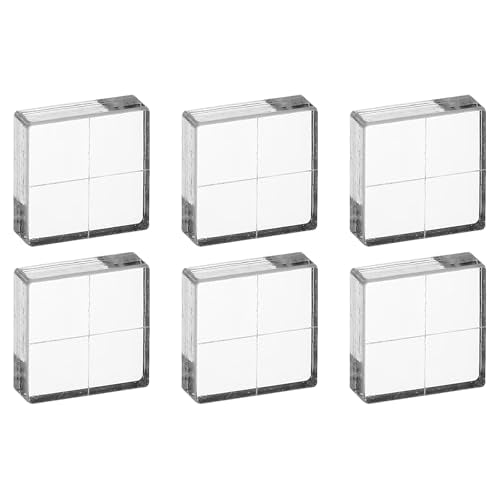 1"x1" Acrylic Stamp Block (6 Count)