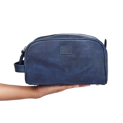 Leather Toiletry Bag for Men