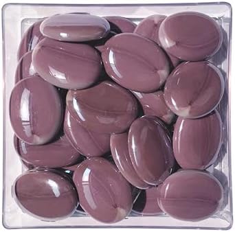 Mosaic Tiles Stained Glass, Textured Glass Mosaic Making with Handmade for DIY Art Crafts，Home Decorations - Flat Glass Beads Shape About 10Pcs 190G(0.42LB)