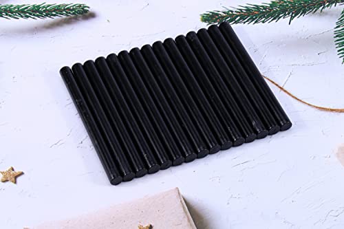 15Pcs Black Glue Gun Sealing Wax Sticks for Wax Seal Stamp (15 Count)