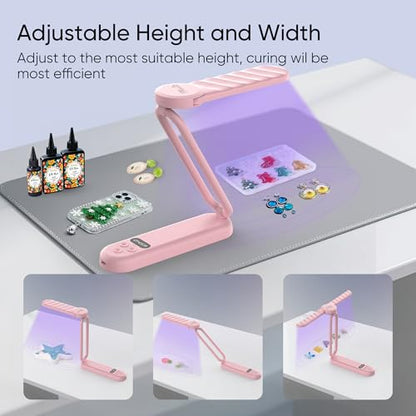 34 LEDs Cordless UV Light for Resin