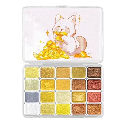 Mini Glitter Watercolor Paint Set (20 Count)