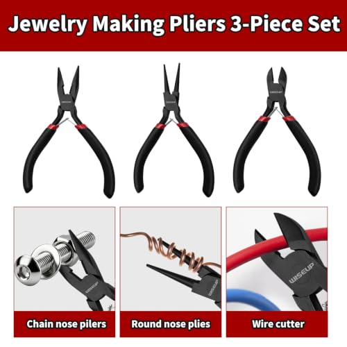 3 Pcs Jewelry Pliers Set