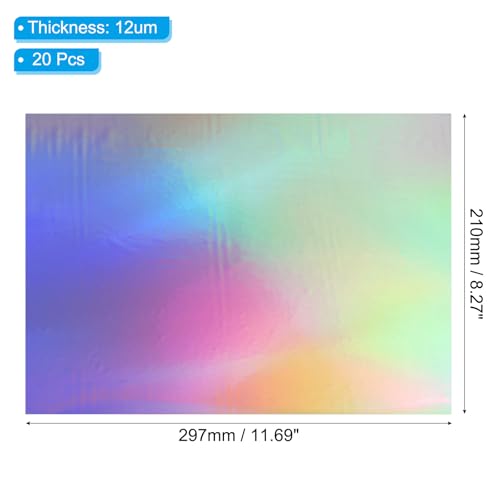 11.7x8.3" Hot Stamping Foil Paper Sheet (20 Count)