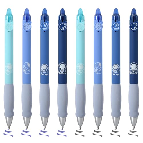 8Pcs Cute Erasable Pens (8 Count)