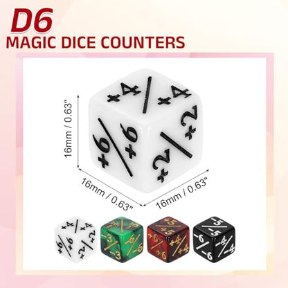24Pcs Magic Dice Counters (24 Count)