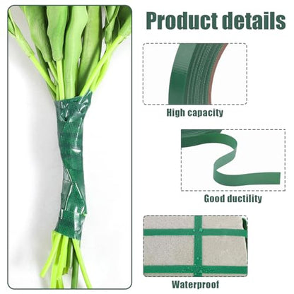 3 Rolls Green Floral Tape 1 (3 Count)