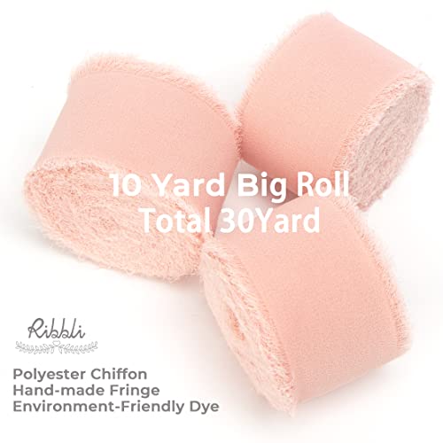 Blush Pink Chiffon Ribbon (90 Foot)