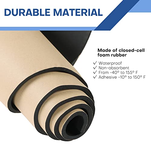 Sponge Neoprene Roll with Adhesive