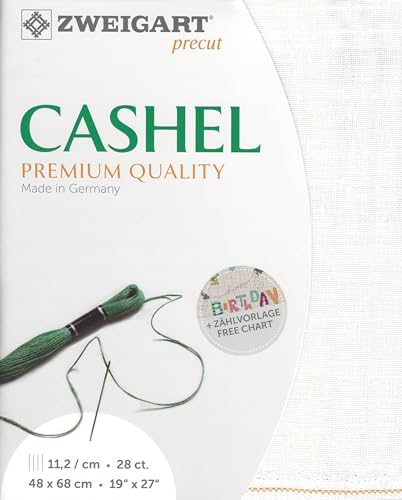 Cashel 28 Count Antique White 3281