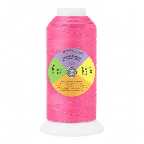 Pink Tex 70 Polyester Heavy Duty Thread for Upholstery