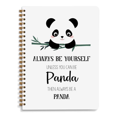 Cute Panda Gifts Spiral Notebook Journal