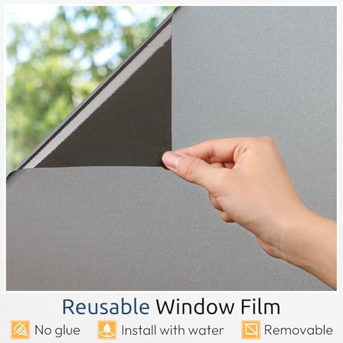 Static Cling Privacy Film for Glass Windows