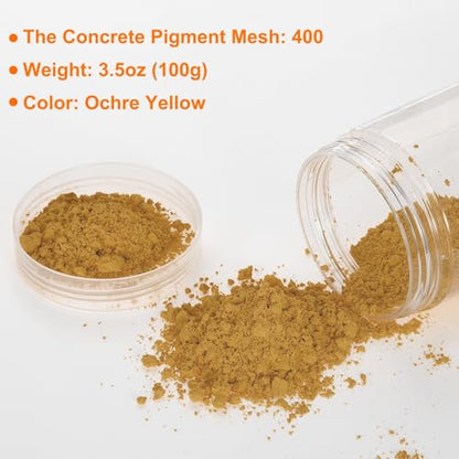 Iron Oxide Powder Concrete Pigment 400 Mesh 3.5oz (28.2 Ounce)