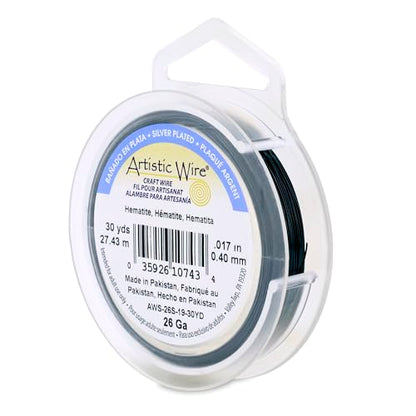 26 Gauge Silver Plated Tarnish Resistant Colored Copper Craft Wire