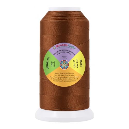 Russet Brown Tex 70 Upholstery Polyester Heavy Duty Thread