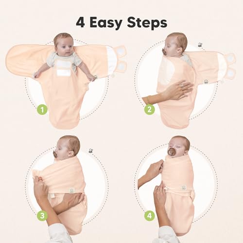 Newborn Swaddles with Zippers (3 Count)