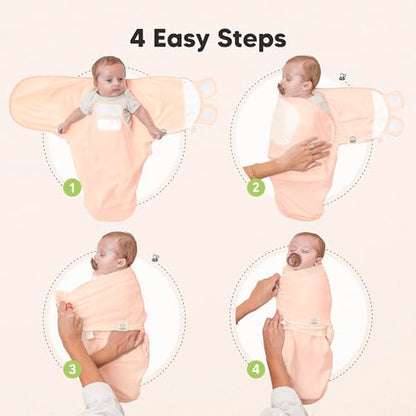 Newborn Swaddles with Zippers (3 Count)