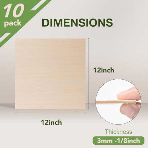 10 Pack Maple Plywood Sheets (144 Sq Ft)