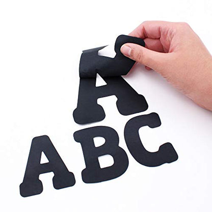 Poster Letters 4” Paper Letters for Poster Board Projects (190 Count)