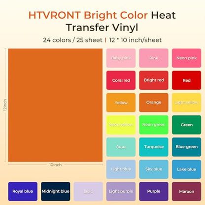 Bright Heat Transfer Vinyl