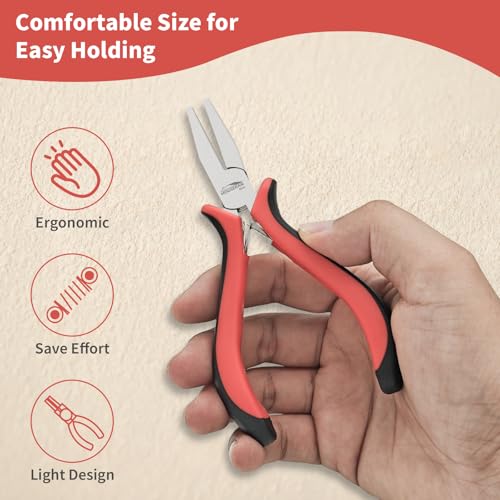 5 Piece 5"Flat Nose Pliers (5 Count)